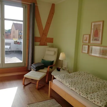 Ferienwohnung Linsenstrasse 13 Mühlhausen Extérieur photo